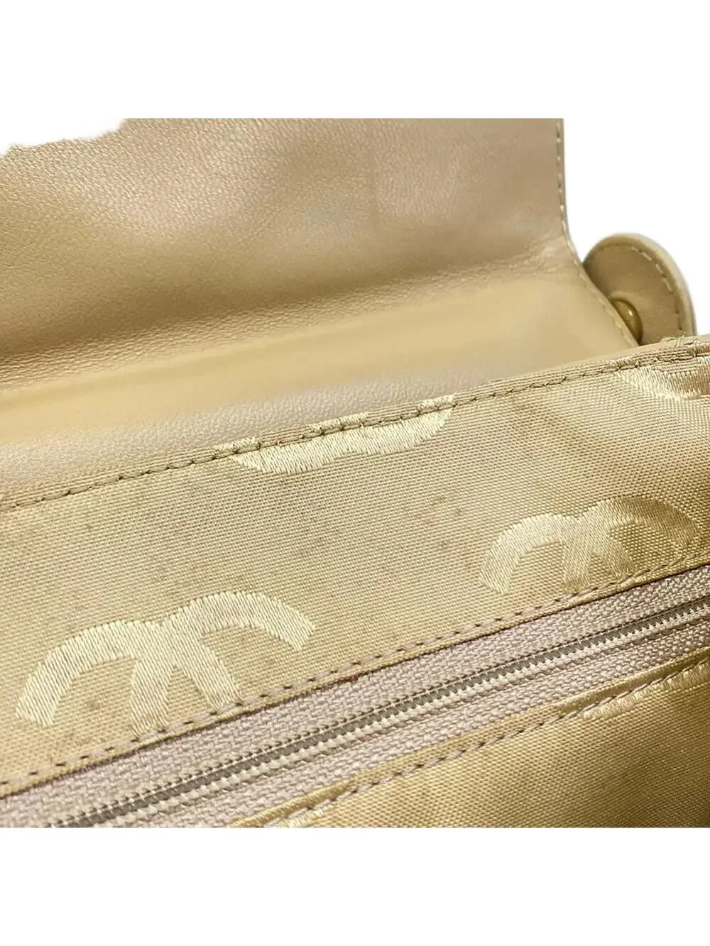 Chanel Ultra Stitch Beige Leather #284276C15B